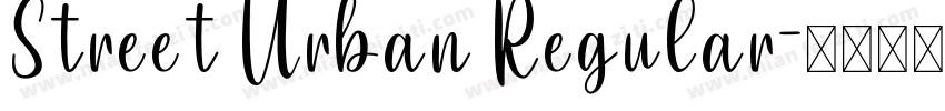 Street Urban Regular字体转换